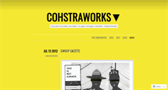 Desktop Screenshot of cohstraworks.wordpress.com