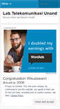 Mobile Screenshot of labtelekomunand.wordpress.com