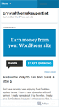 Mobile Screenshot of crystalthemakeupartist.wordpress.com
