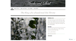 Desktop Screenshot of anchoredsoul.wordpress.com