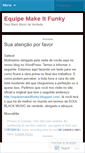 Mobile Screenshot of equipemakeitfunky.wordpress.com