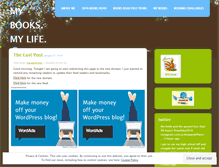 Tablet Screenshot of mybooksmylife.wordpress.com