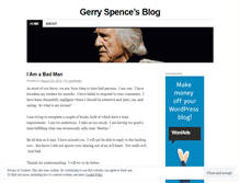 Tablet Screenshot of gerryspence.wordpress.com