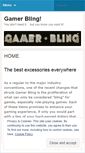 Mobile Screenshot of gamerbling.wordpress.com