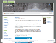 Tablet Screenshot of long4life.wordpress.com
