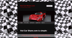 Desktop Screenshot of hotcarshare.wordpress.com
