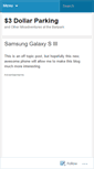 Mobile Screenshot of 3dollarparking.wordpress.com