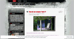 Desktop Screenshot of ideiasdespedacadas.wordpress.com
