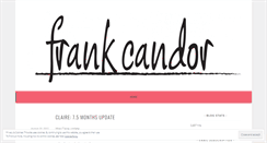 Desktop Screenshot of frankcandor.wordpress.com