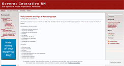 Desktop Screenshot of governointerativo.wordpress.com