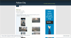 Desktop Screenshot of fallowcity.wordpress.com