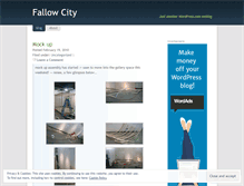 Tablet Screenshot of fallowcity.wordpress.com
