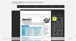 Desktop Screenshot of jakunprivat.wordpress.com