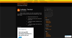 Desktop Screenshot of bestforex.wordpress.com