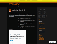 Tablet Screenshot of bestforex.wordpress.com