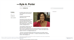Desktop Screenshot of kyleaporter.wordpress.com
