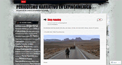 Desktop Screenshot of cronicasperiodisticas.wordpress.com