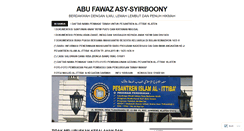 Desktop Screenshot of abufawaz.wordpress.com