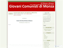 Tablet Screenshot of giovanicomunistibrianza.wordpress.com