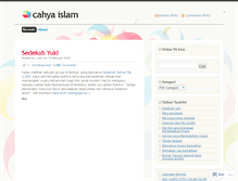 Tablet Screenshot of cahyaislam.wordpress.com