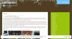 Desktop Screenshot of greenwalks.wordpress.com