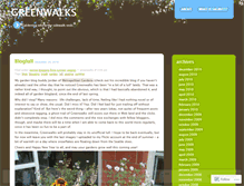 Tablet Screenshot of greenwalks.wordpress.com