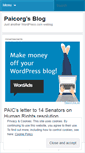 Mobile Screenshot of paicorg.wordpress.com
