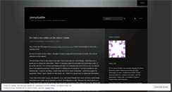 Desktop Screenshot of jonnyduddle.wordpress.com