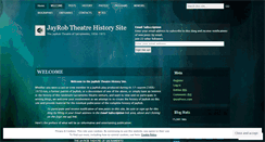 Desktop Screenshot of jayrobtheatre.wordpress.com