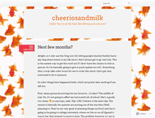 Tablet Screenshot of cheeriosandmilk.wordpress.com