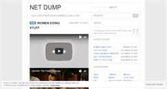 Desktop Screenshot of netdump.wordpress.com