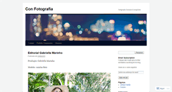Desktop Screenshot of confotografia.wordpress.com