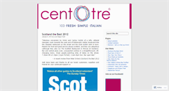 Desktop Screenshot of centotre.wordpress.com