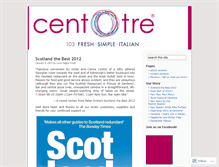 Tablet Screenshot of centotre.wordpress.com