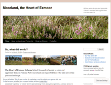 Tablet Screenshot of heartofexmoor.wordpress.com