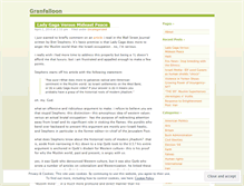 Tablet Screenshot of granfalloon.wordpress.com