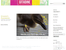 Tablet Screenshot of gitadine.wordpress.com