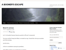 Tablet Screenshot of boomerescape.wordpress.com