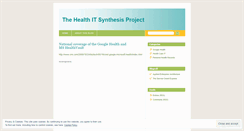 Desktop Screenshot of healthtechsynthesis.wordpress.com