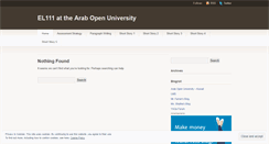Desktop Screenshot of el111aou.wordpress.com