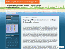 Tablet Screenshot of bppkabmtb.wordpress.com