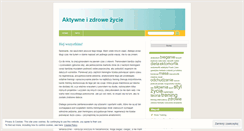 Desktop Screenshot of jestemaktywny.wordpress.com