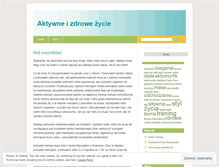 Tablet Screenshot of jestemaktywny.wordpress.com