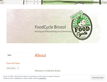 Tablet Screenshot of foodcyclebristol.wordpress.com