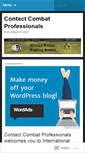 Mobile Screenshot of contactcombatpro.wordpress.com