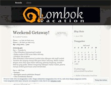 Tablet Screenshot of lombokvacation.wordpress.com