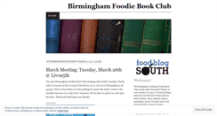 Desktop Screenshot of foodiebookclub.wordpress.com