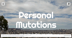 Desktop Screenshot of personalmutations.wordpress.com