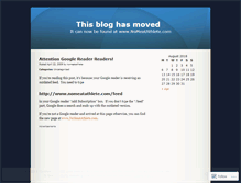 Tablet Screenshot of nomeatathlete.wordpress.com