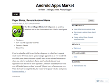 Tablet Screenshot of androidappsmarket.wordpress.com